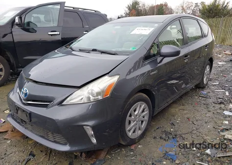 2012 Toyota Prius V Three from USA, damaged, VIN JTDZN3EUXC3182458